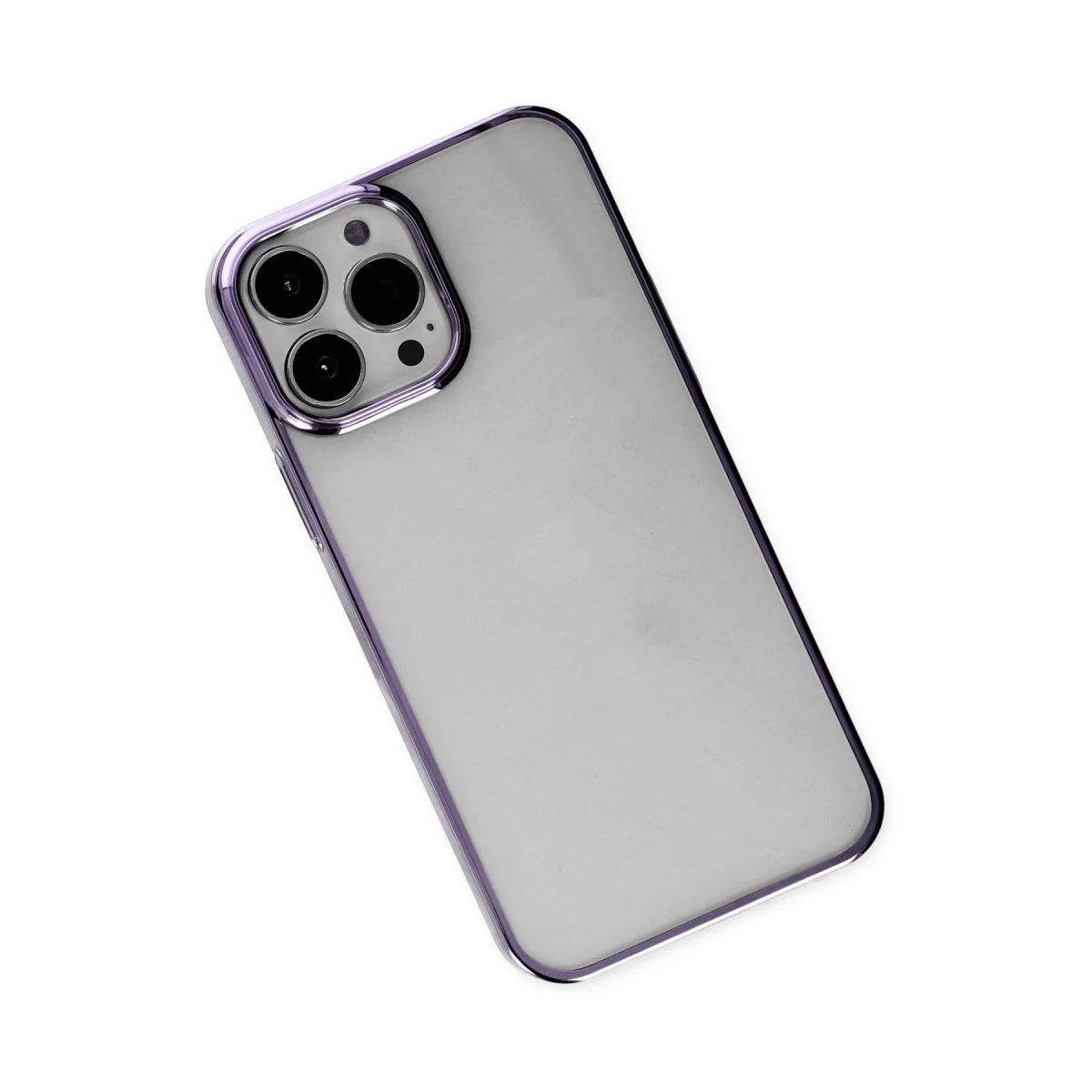 Element Silikon Kılıf - Mor iPhone 13 Pro Max İçin Yüksek Dayanıklılıklı Koruma