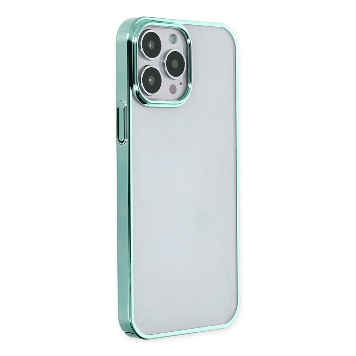 Element Silikon Kılıf - iPhone 14 Pro Yeşil Korumalı Kılıf (Güçlü Tutuş ve Darbe Önleyici)
