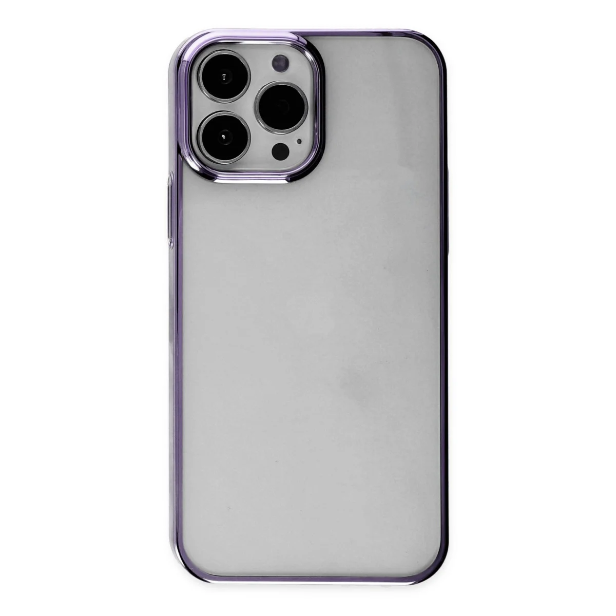 Element Silikon Kılıf - Mor iPhone 13 Pro Max İçin Yüksek Dayanıklılıklı Koruma