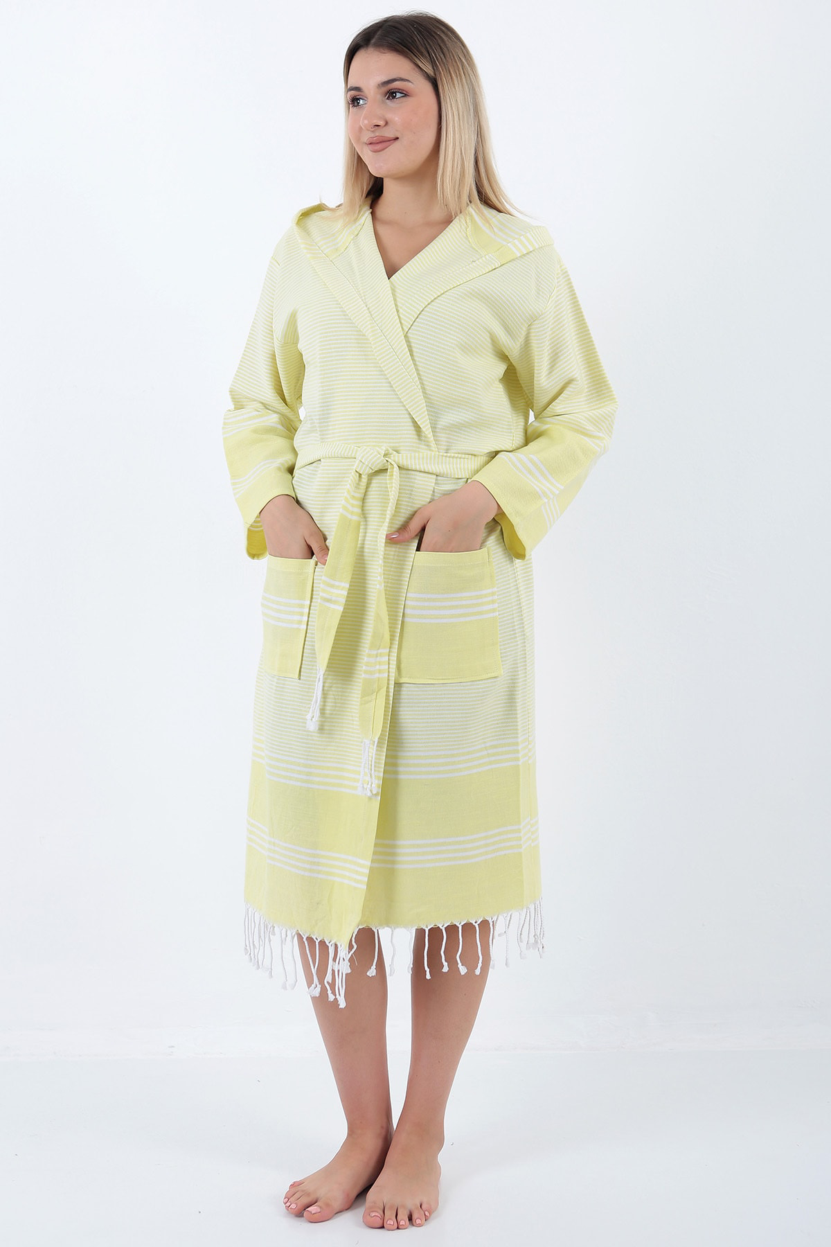 Elenora Peştemal Bornoz Sarı