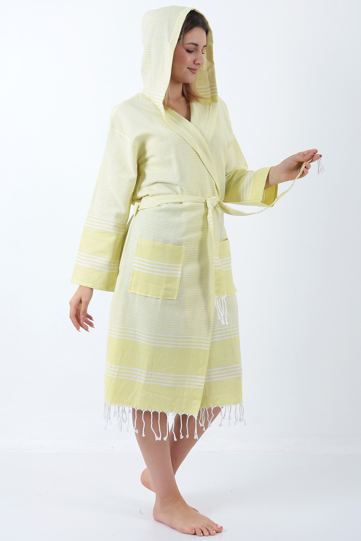 Elenora Peştemal Bornoz Sarı