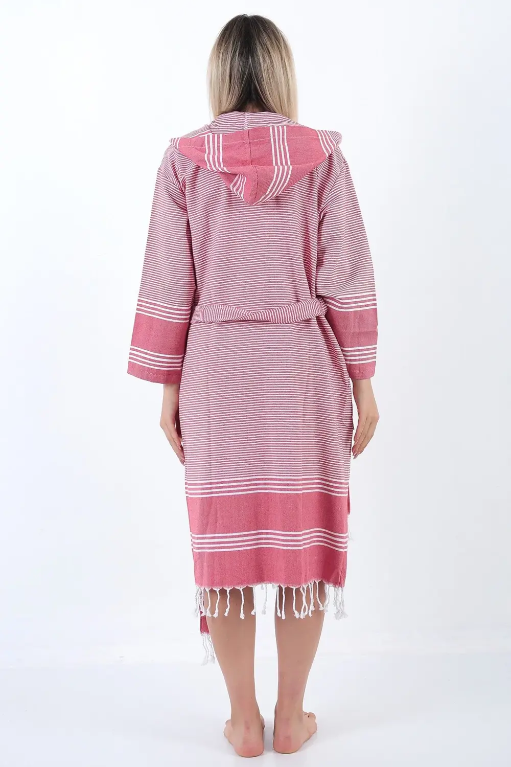 Elenora Peştemal Bornoz Kırmızı