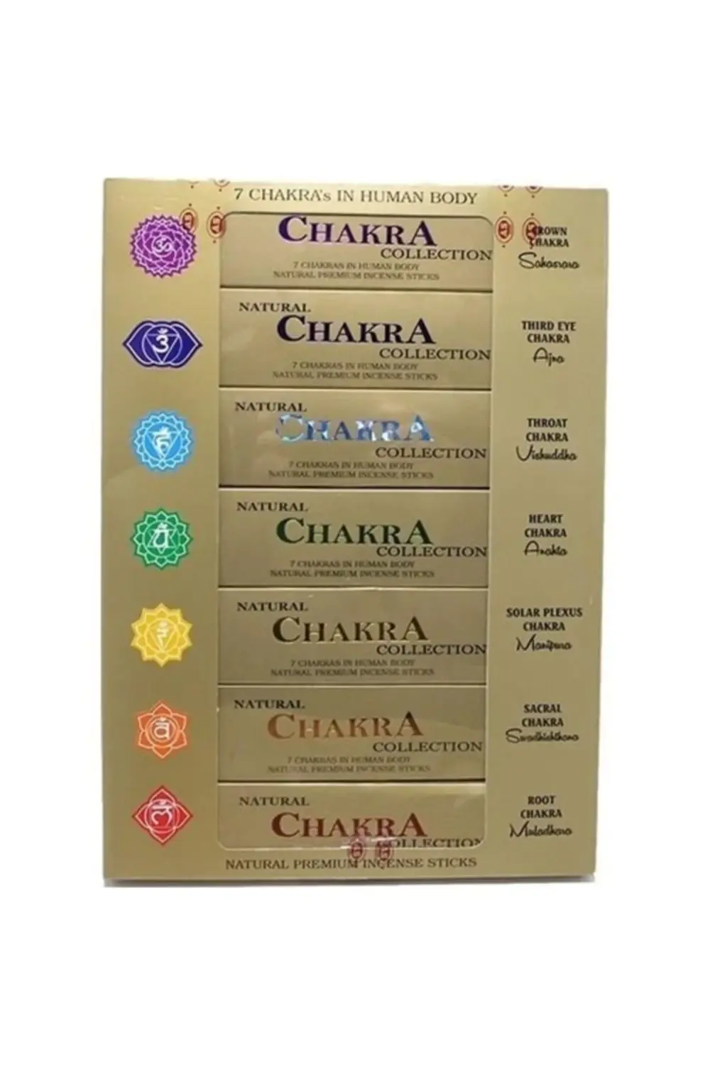 Elif Aksesuar 7 Li Chakra Tütsü