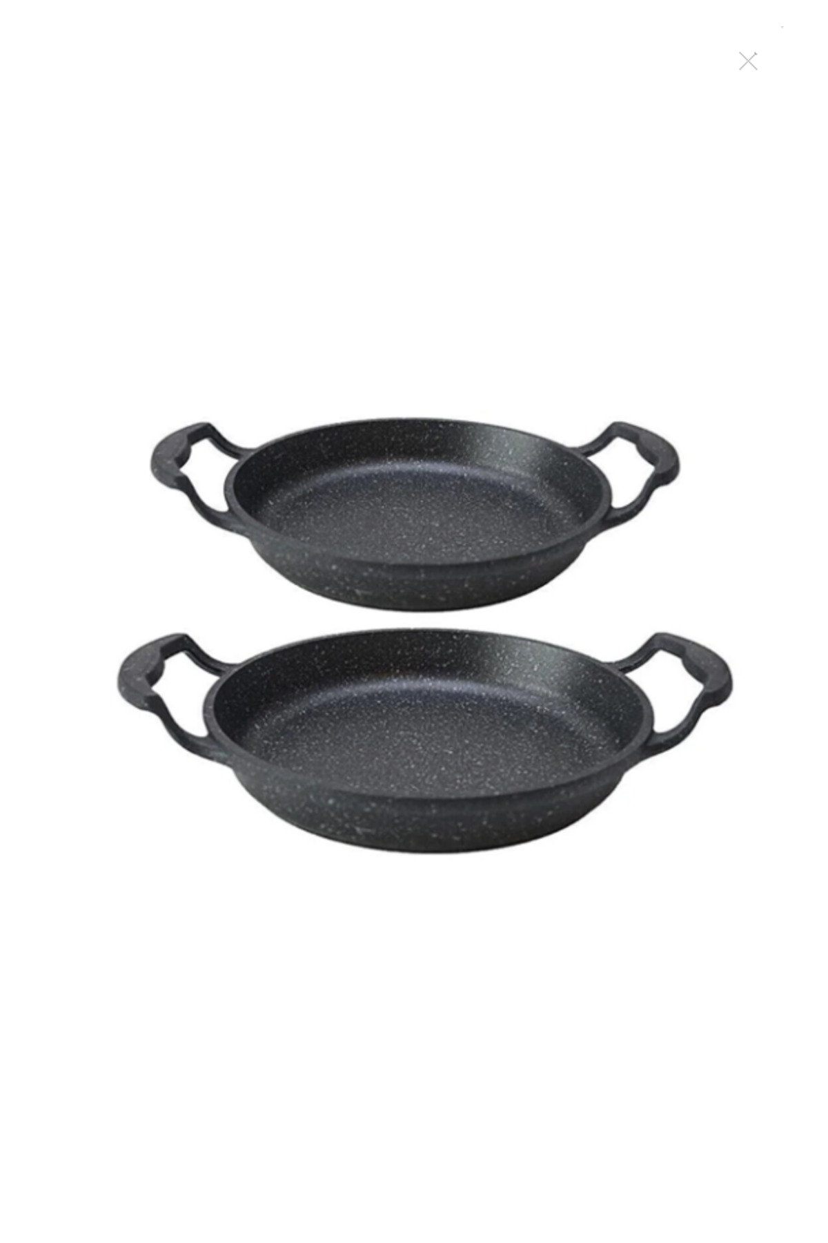 Altınbaşak Zenga Elit Alkar Döküm Granit Sahan 2'Li Set 18-20 Cm Zenga Sahan Set