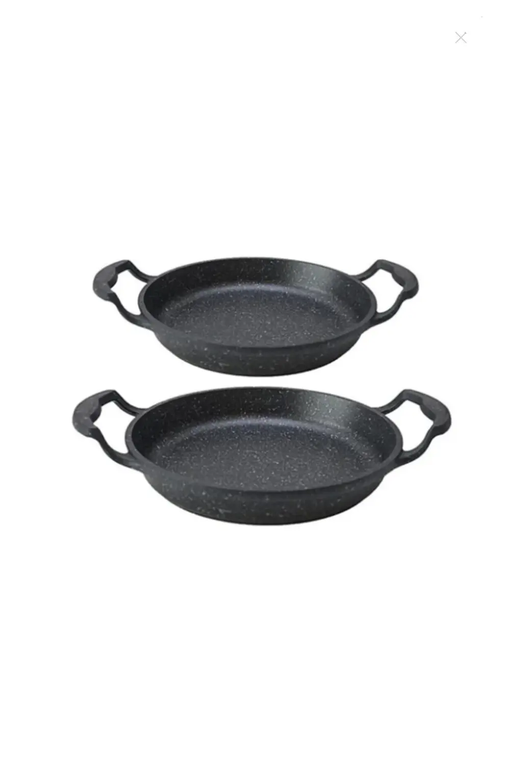 Elit Alkar Döküm Granit Sahan 2'li Set 18-20 Cm Zenga Sahan Set