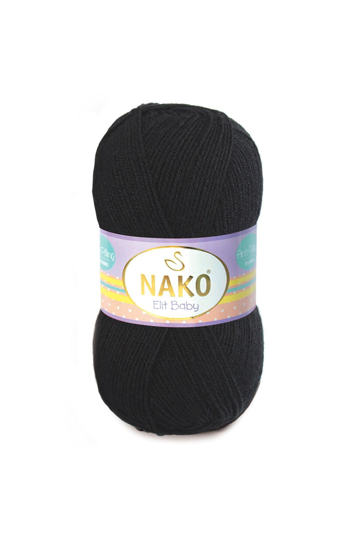 Nako Elit Bebe Siyah Örgü İpi 00217