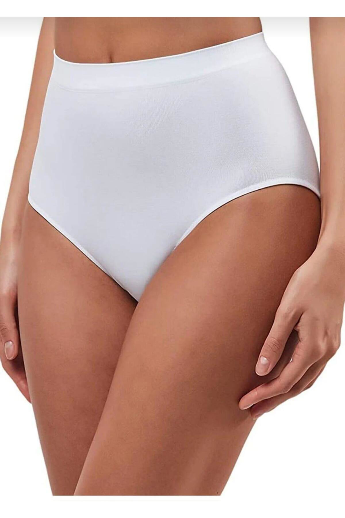 Elite Life Elit Life 811 ( A-01 ) Yüksek Bel Dikişsiz Esnek Slip Külot 3 Ade