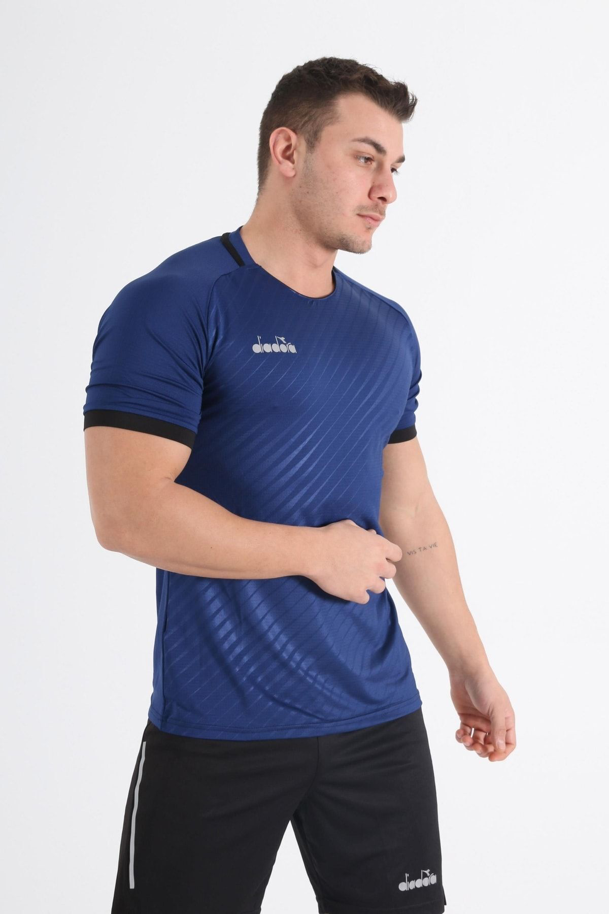 Diadora Elite Antrenman T-Shirt Lacivert