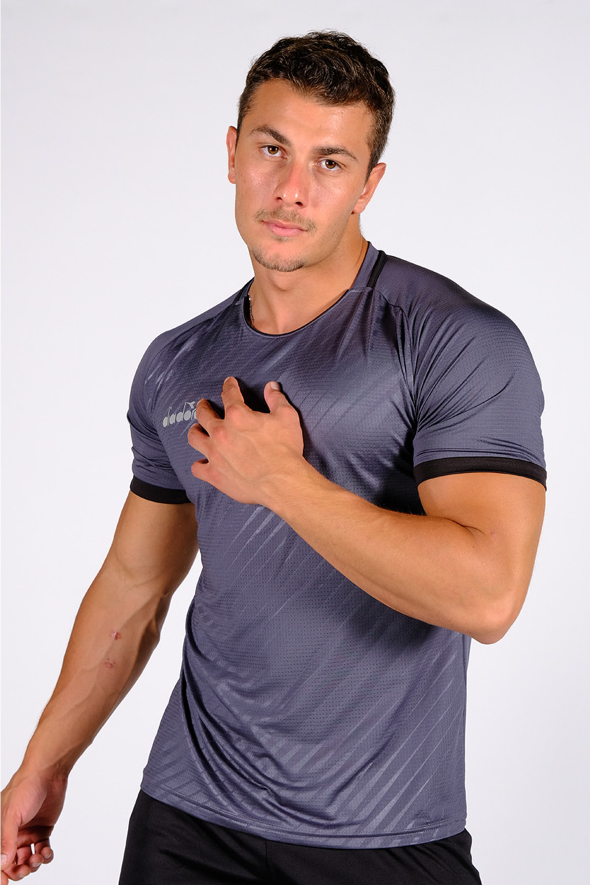 Diadora Elite Antrenman T-Shirt Antrasit 36Tsr24