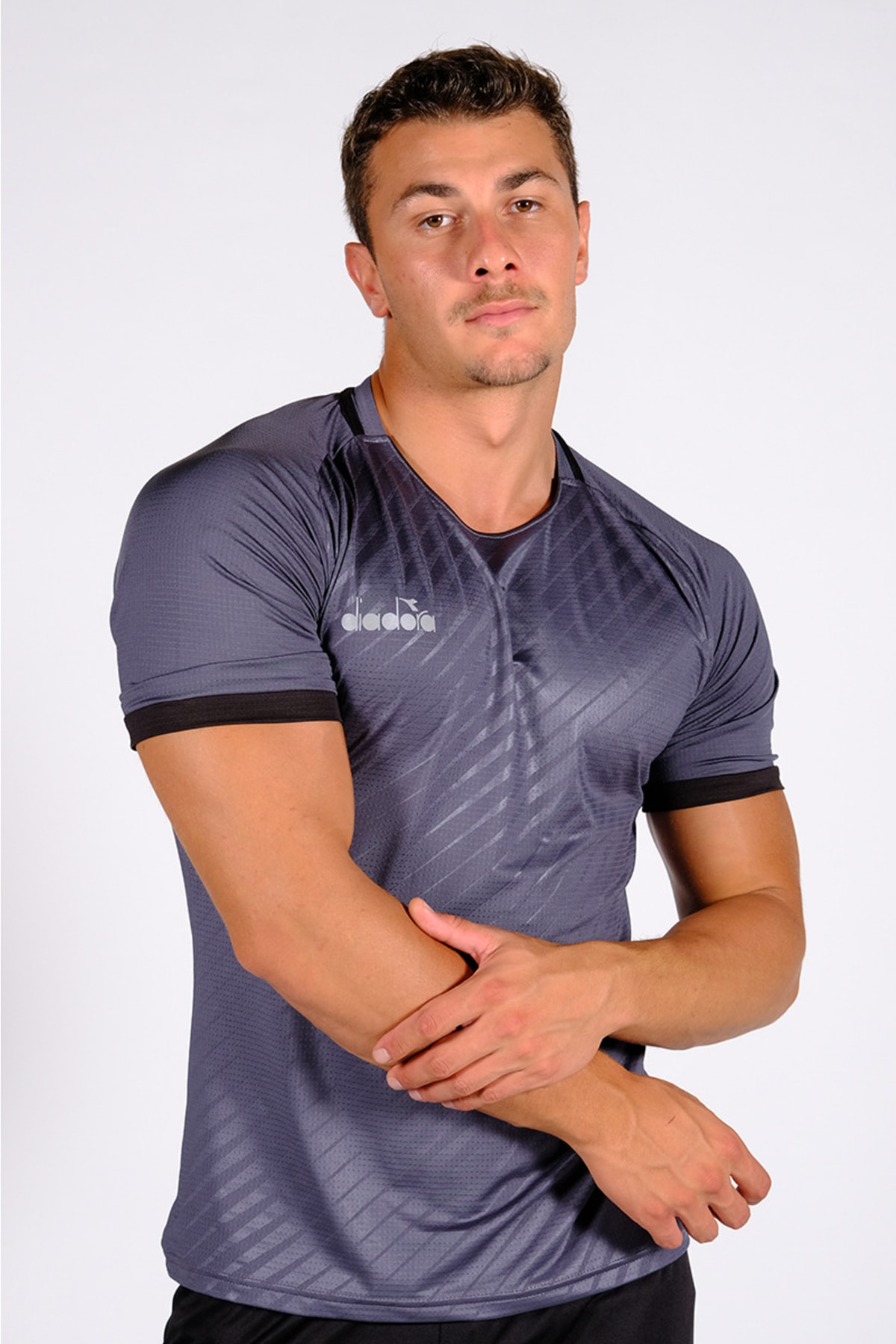 Diadora Elite Antrenman T-Shirt Antrasit 36Tsr24