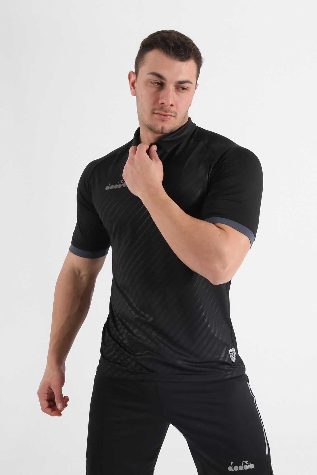 Diadora Elite Kamp T-Shirt Siyah