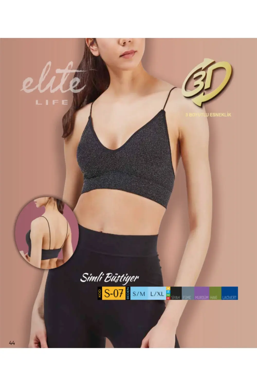 ELİTE LİFE İP ASKI SİMLİ BÜSTİYER