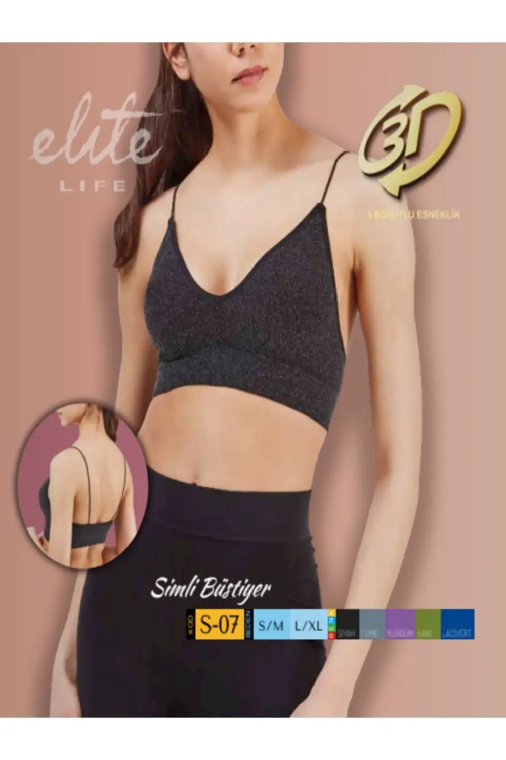 elite life s-07 simli büstiyer
