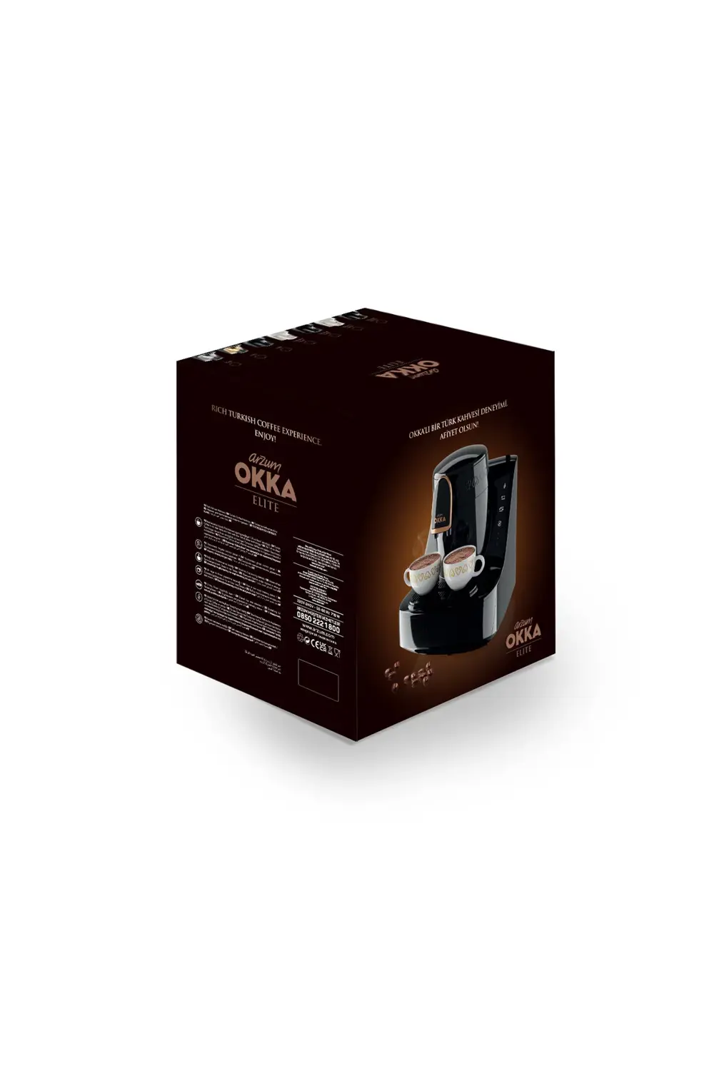 Okka Elite Türk Kahvesi Makinesi Bakır - Ok0040