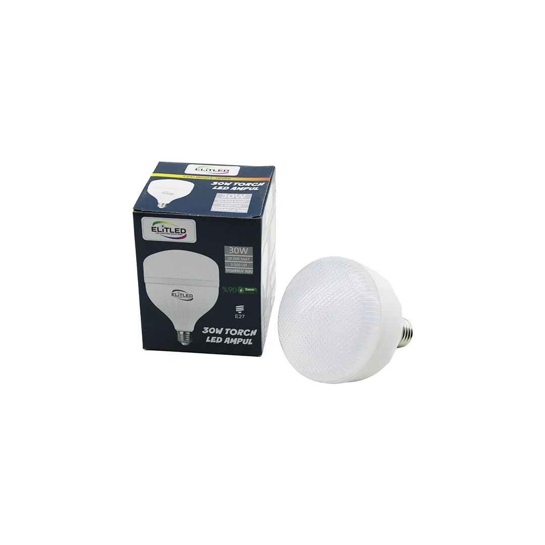 Elitled El-02 12/30 30w Torch Led Bulb Ampul Beyaz - 6400k E27 3300 Lümen 20.000 Saat Ömür Bx40 Fiyatı, Yorumları ve Özellikleri