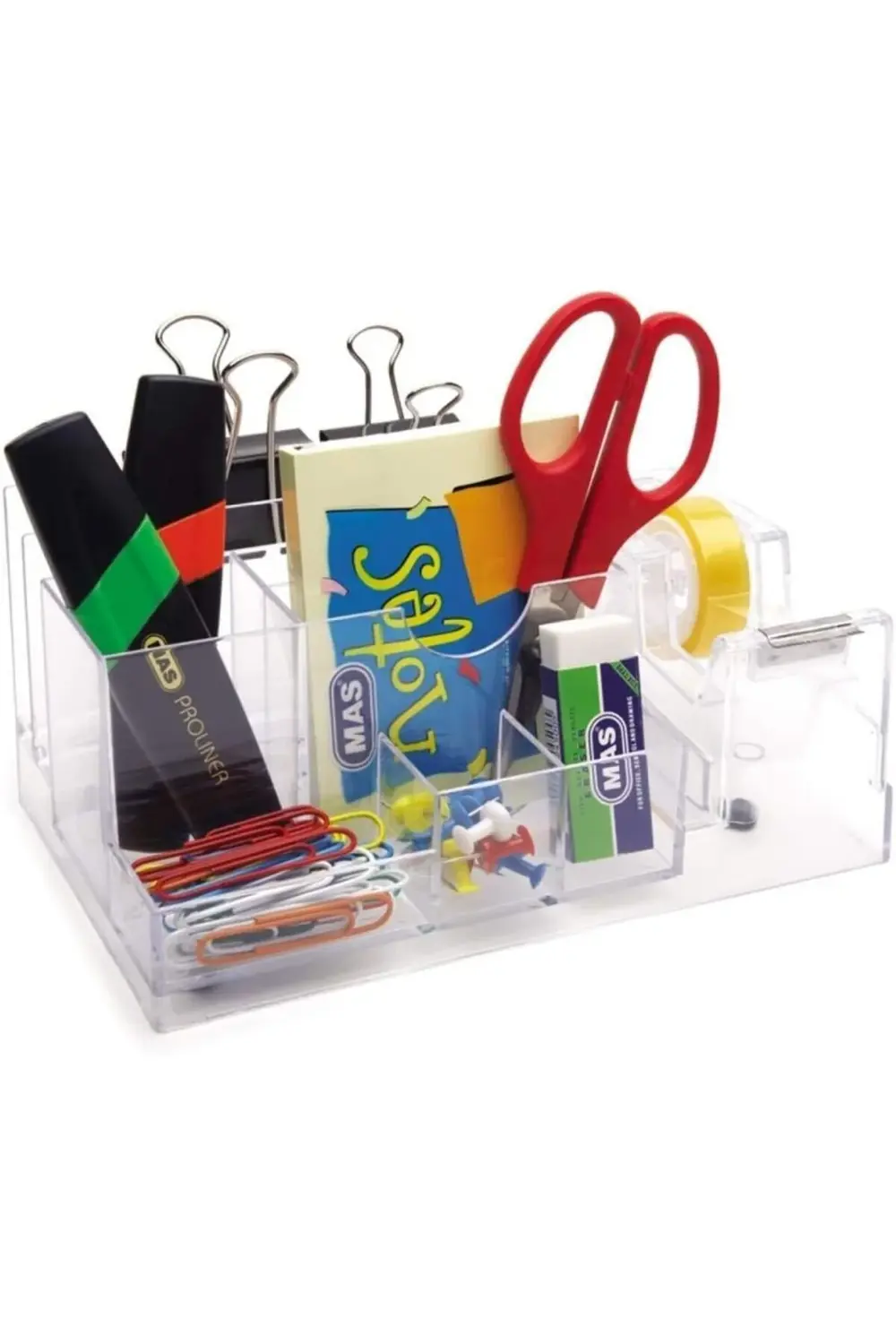 elizzashop 0815 SEF Desk Organizer (Bant Kesicili)(Şeff.) elizzas