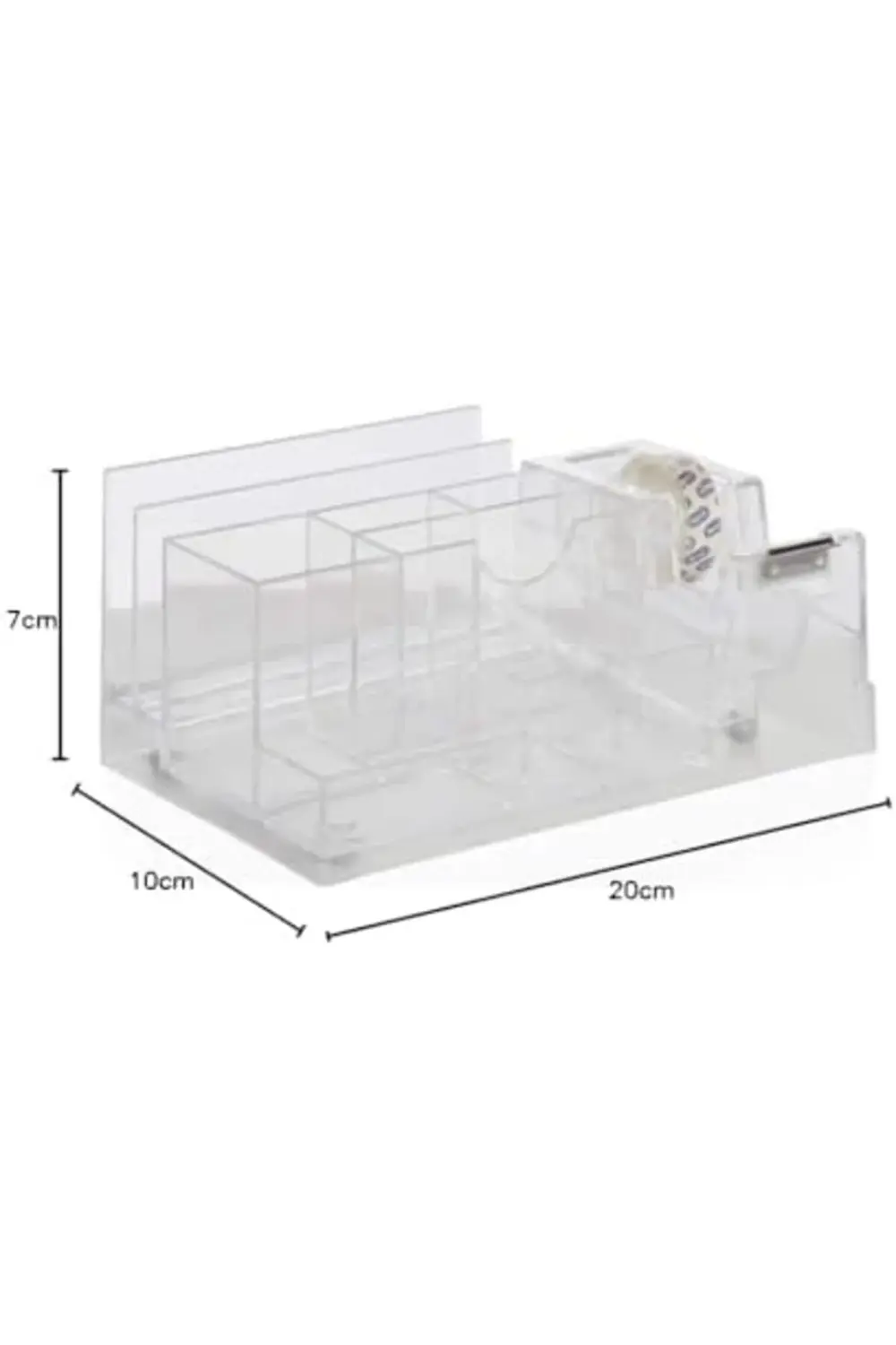 elizzashop 0815 SEF Desk Organizer (Bant Kesicili)(Şeff.) elizzas