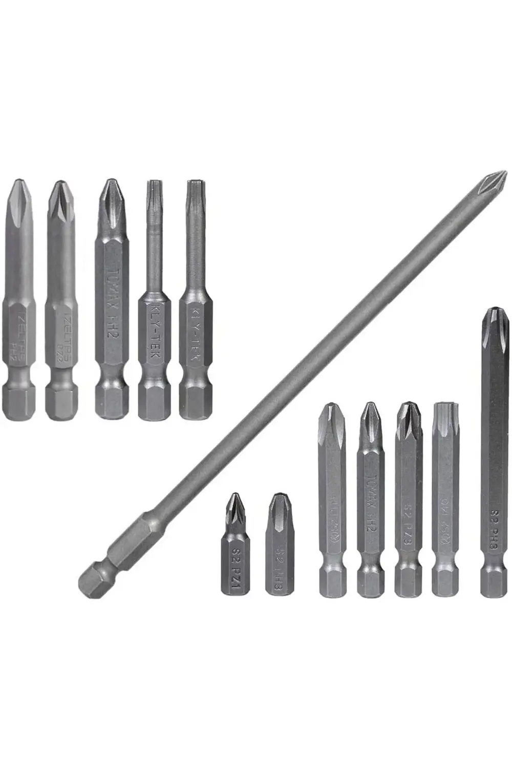 elizzashop 13 PARÇA SET İzeltaş-Klytek Matkap Bits Uç Vidalama Uc