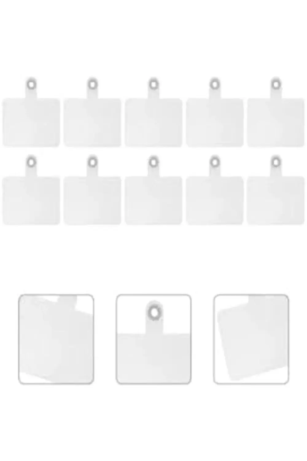 elizzashop aksesuar Şeffaf Telefon Boyun Askı Aparatı Askılı Tele