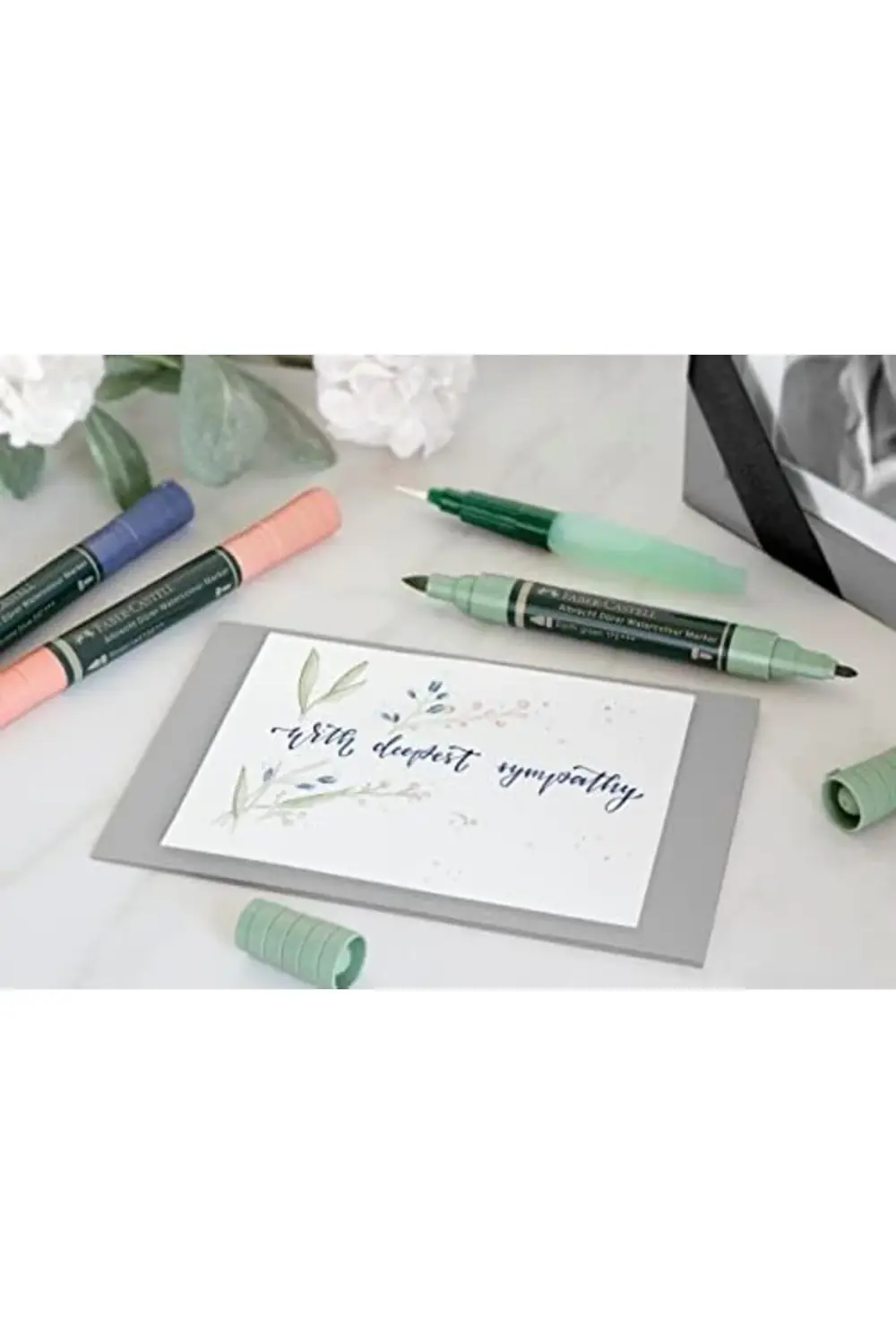 elizzashop Albrecht Dürer Suluboya Markör Seti, 10’lu, Çift Uçlu,