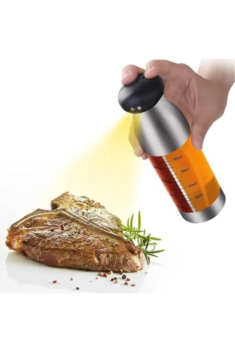 elizzashop Çift Bölmeli Püskürtmeli Sprey Yağlık ve Sirkelik, 200