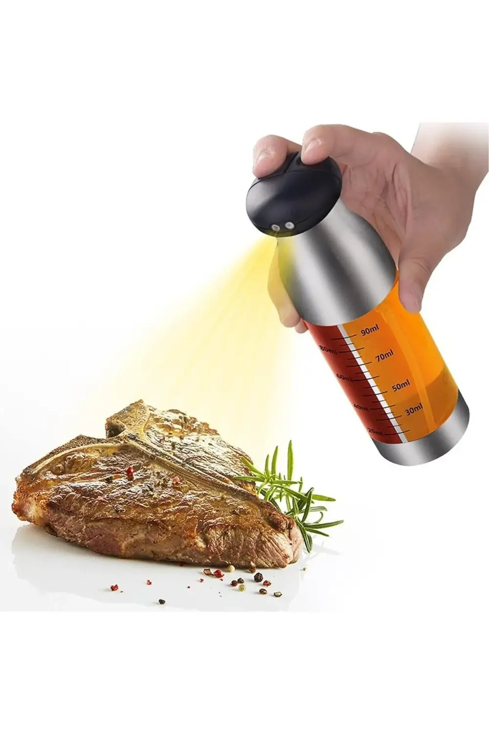 elizzashop Çift Bölmeli Püskürtmeli Sprey Yağlık ve Sirkelik, 200