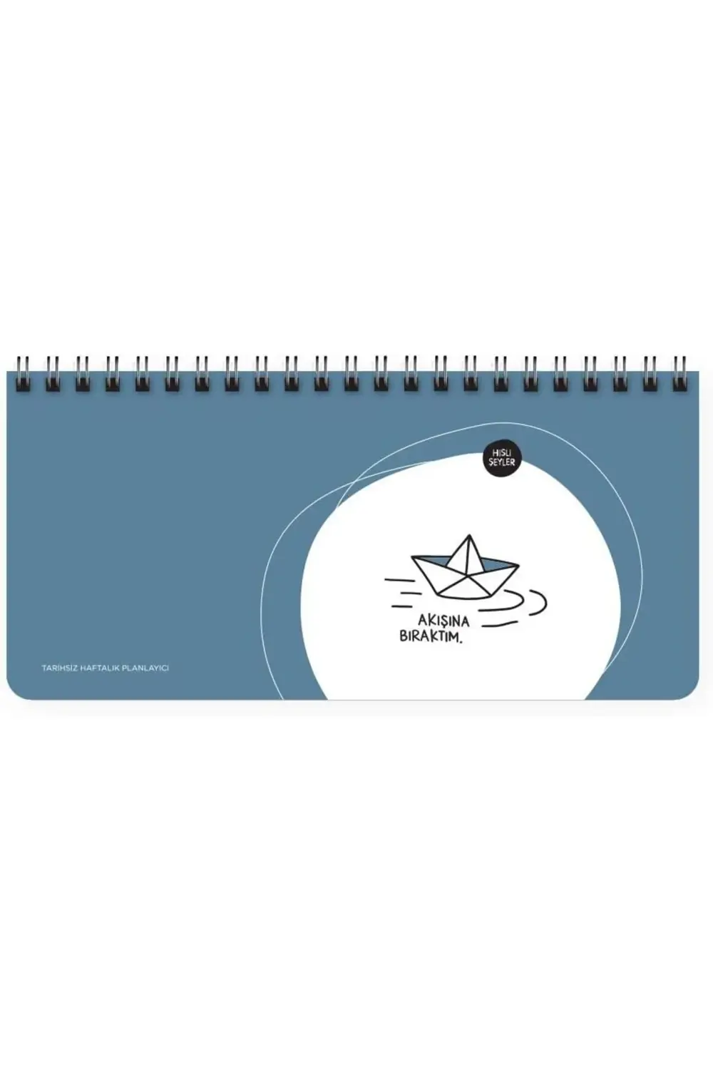 elizzashop Color Hisli Şeyler 13x27 Spiralli Stickerlı Planner el