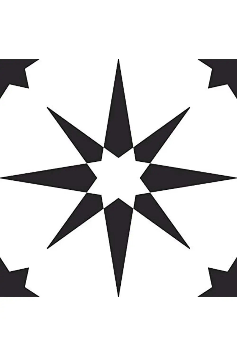 elizzashop FP2948 Altair Peel & Stick Yer Karosu, Siyah elizzasho