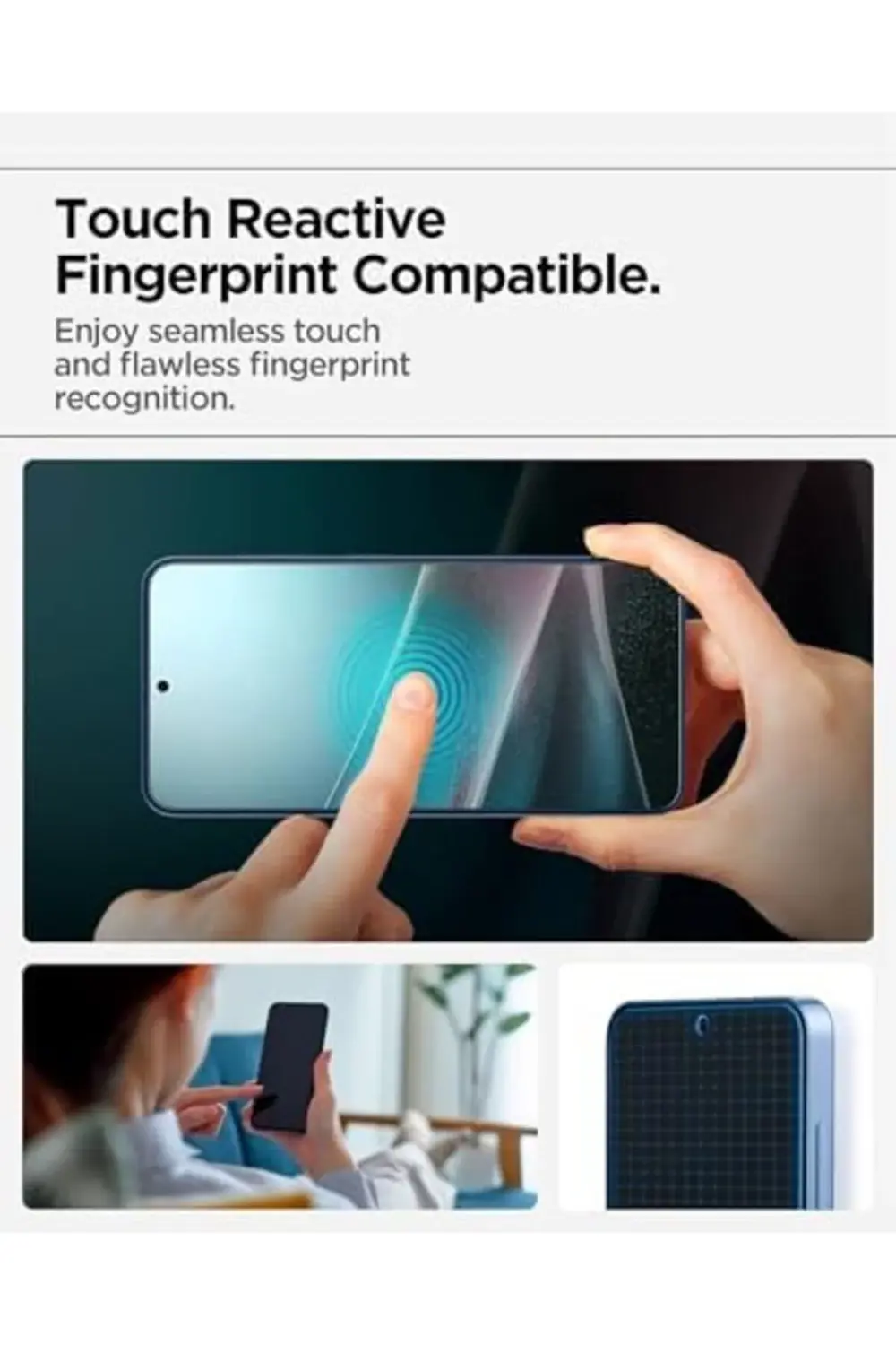 elizzashop Galaxy S25 Plus Ekran Koruyucu Film Kolay Kurulum Elit