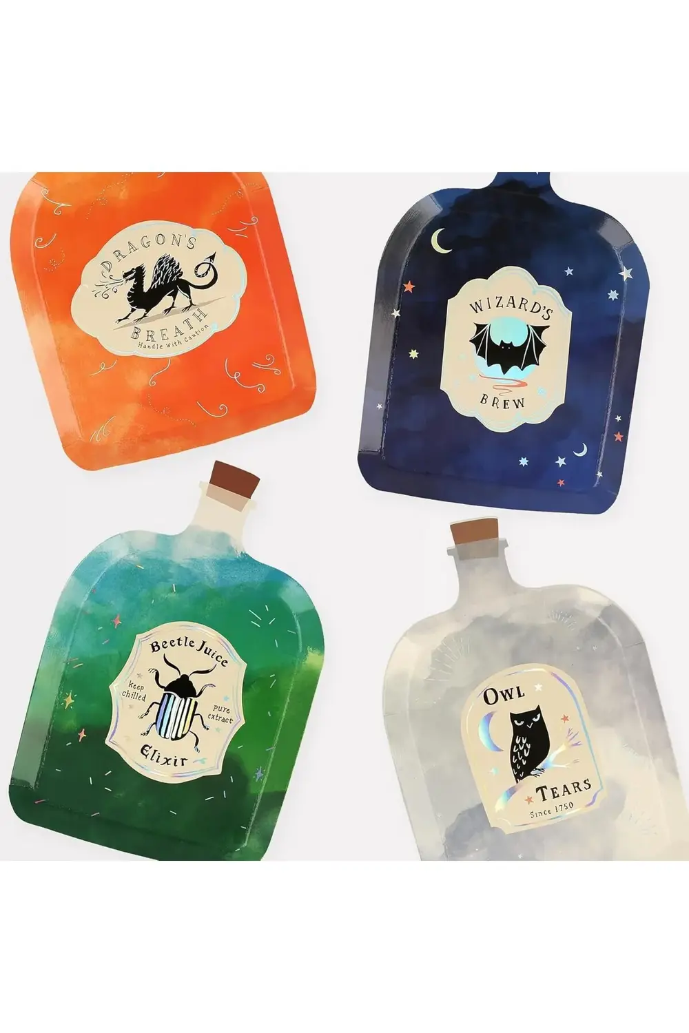 elizzashop Meri - Making Magic Potion Bottle Plates - Make Magic