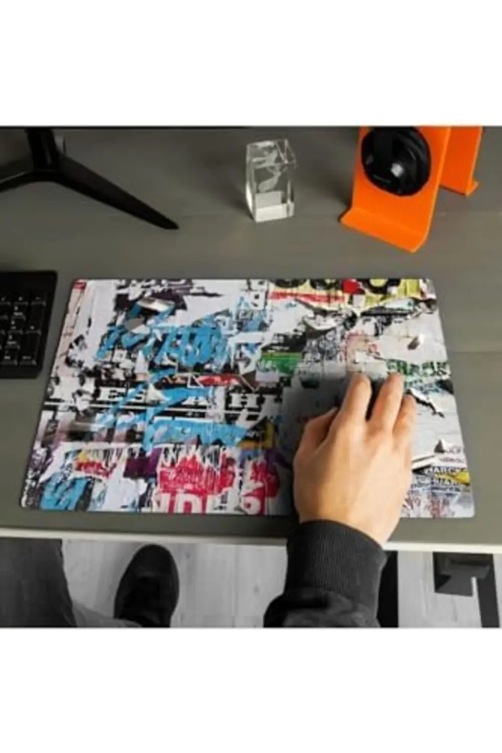 elizzashop Sokak Duvarı Tasarımlı 40X30 Mousepad - Mouse Pad - Fa