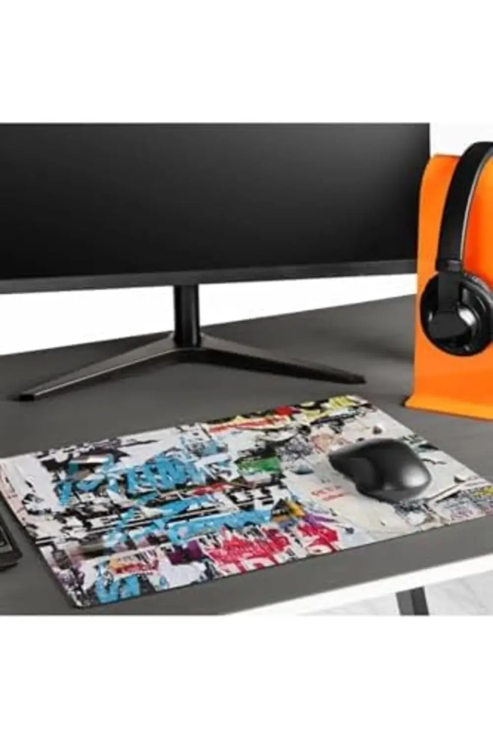 elizzashop Sokak Duvarı Tasarımlı 40X30 Mousepad - Mouse Pad - Fa