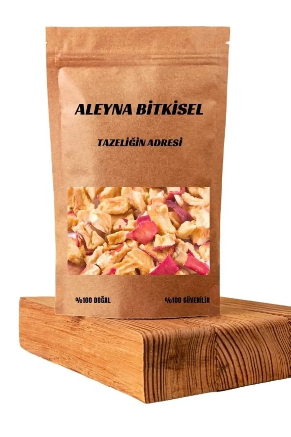Aleyna Bitkisel Elma Kurusu Küp Kesim 500 Gr