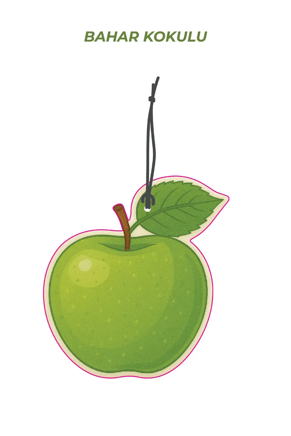 Elma Tasarımlı Araç İçi Kokusu & Dekoratif Oto Kokusu Aksesuarı v