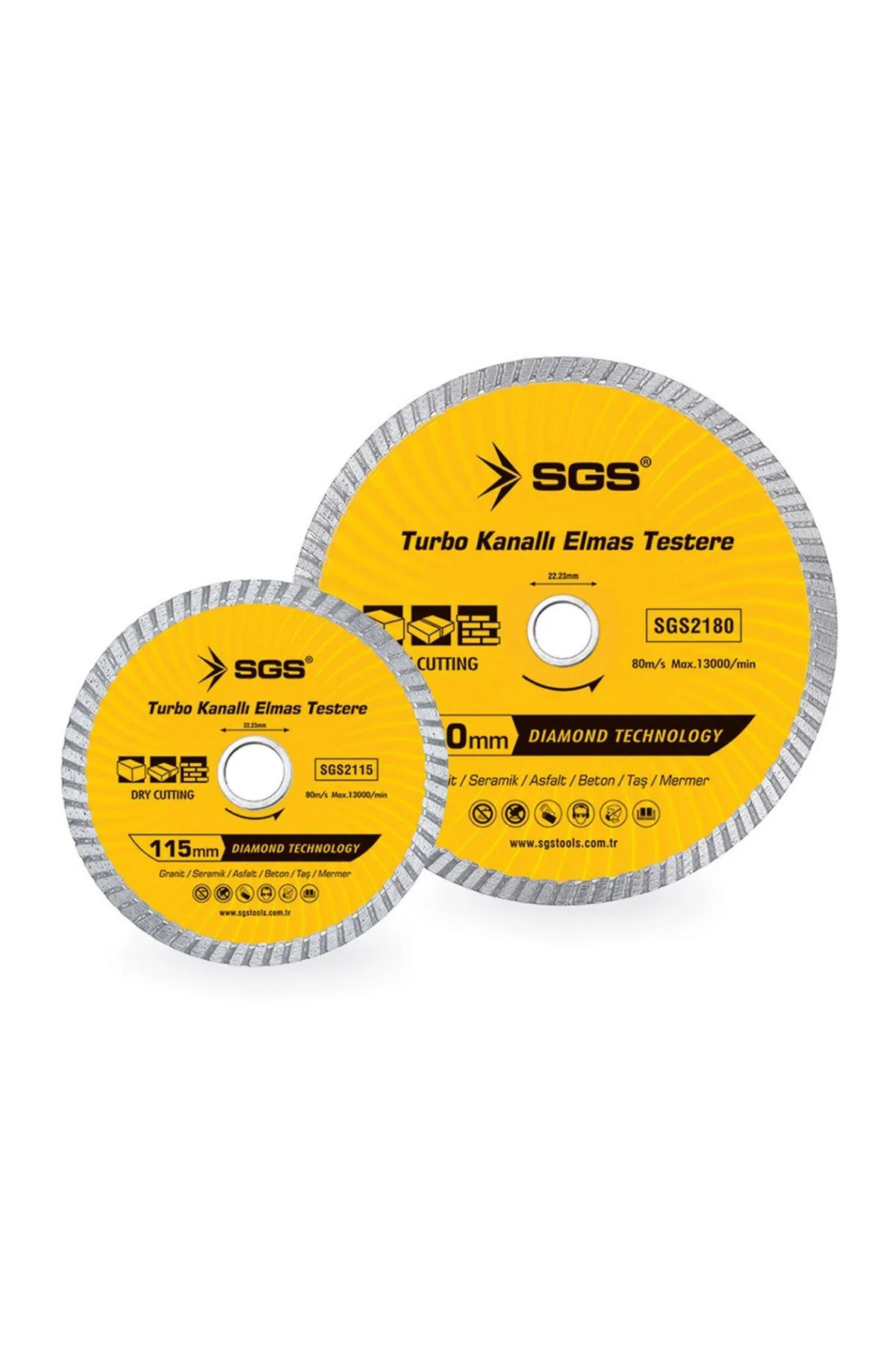 Elmas Testere / Turbo Kanalli / 115mm
