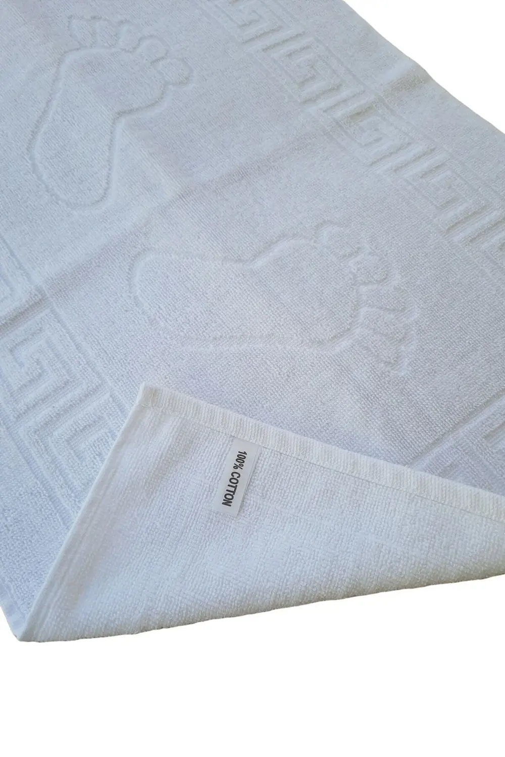 Elmira Ayak Izli Banyo Paspas Pamuklu Ayak Havlusu 6 Lı