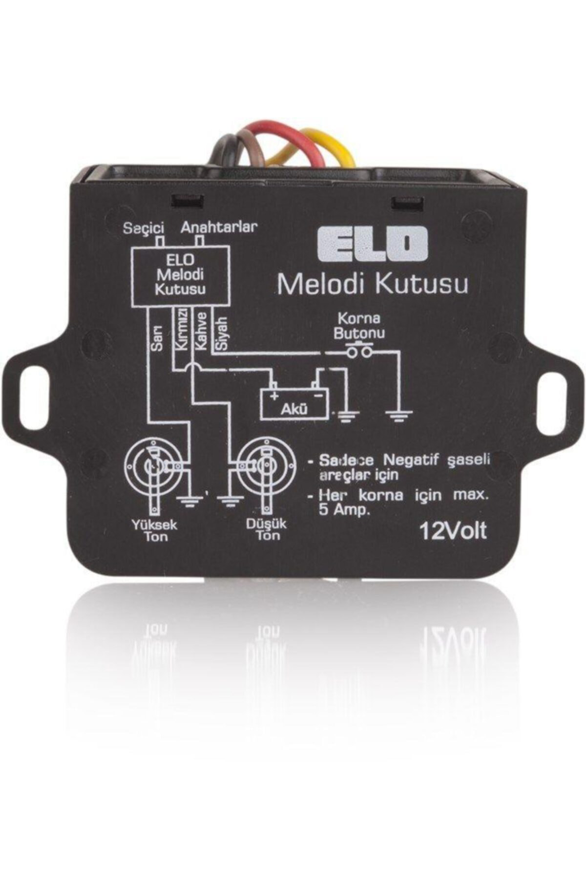 Fesan Elo 210.500.001 Korna Melodi Kutusu 12 Volt / 24 Volt