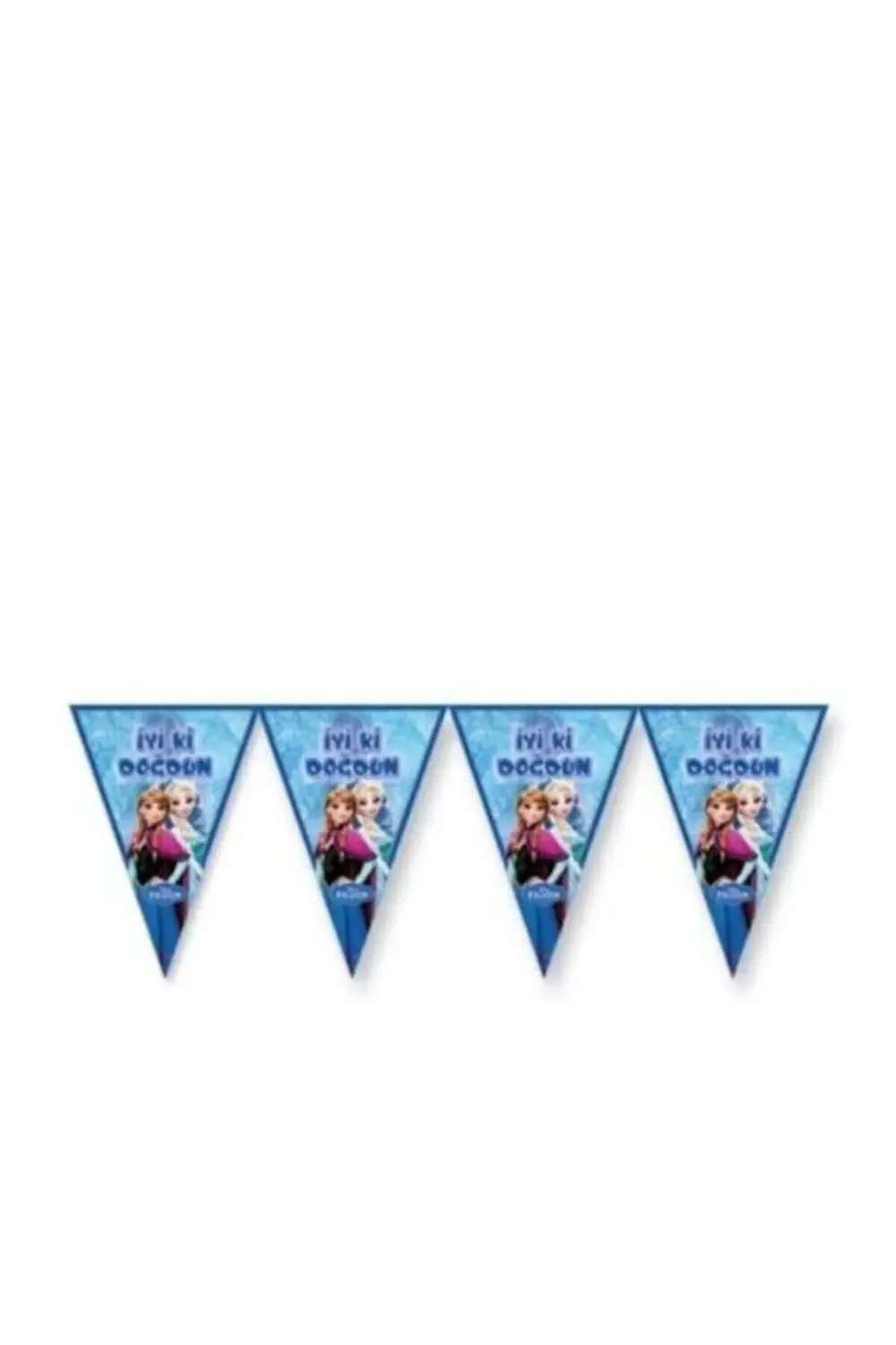 Elsa Konseptli Doğum Günü Parti Seti Frozen Temalı Renkli Ve Eğle