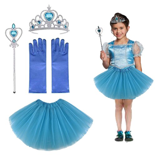 Elsa Kostüm Seti Çocuk Boy Elsa Kostüm Seti Çocuk Boy