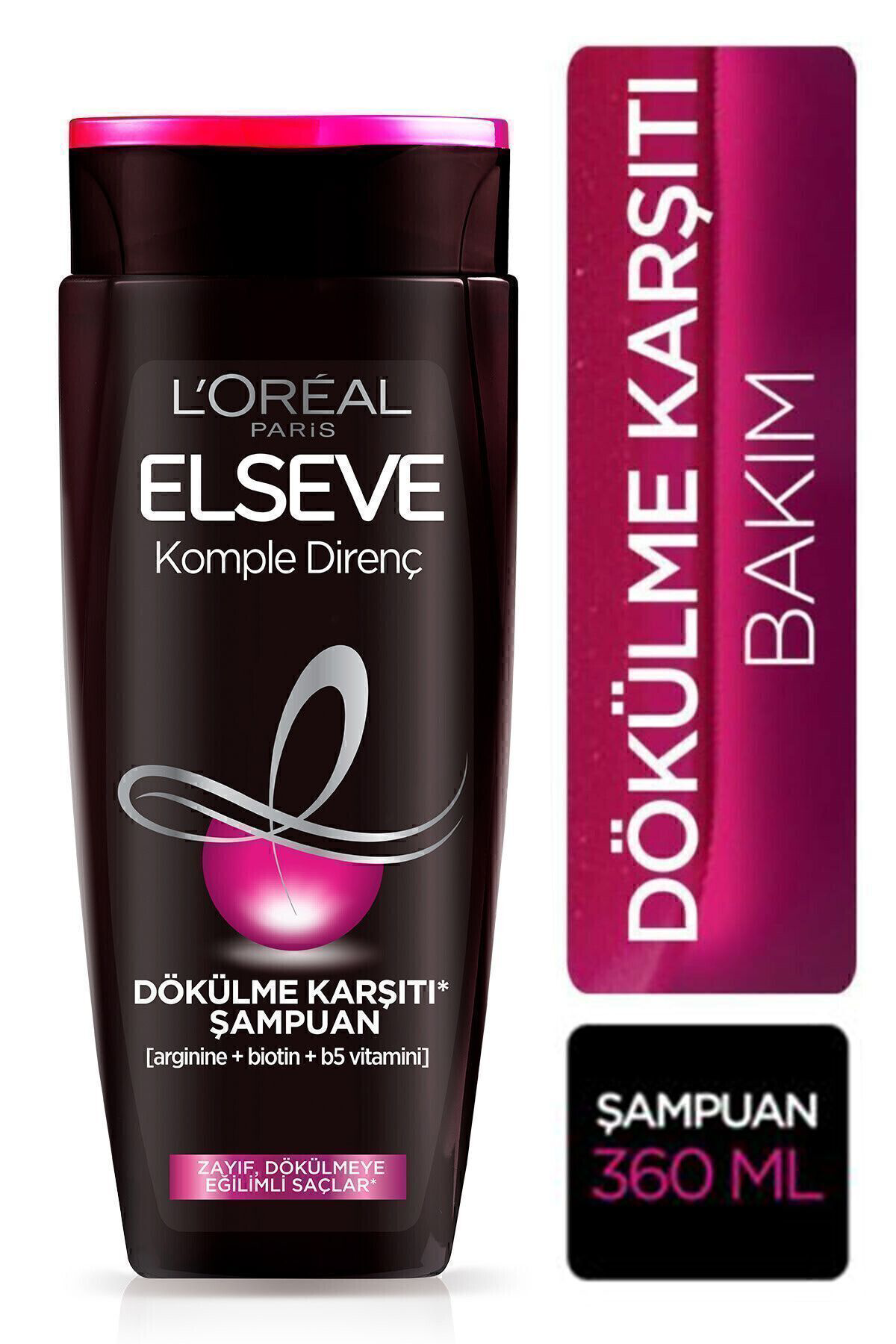 Elseve Komple Direnç Dökülme Karşıtı Şampuan 360 ml 3'lü Set Elseve Komple Direnç Dökülme Karşıtı Şampuan 360 ml 3'lü Set