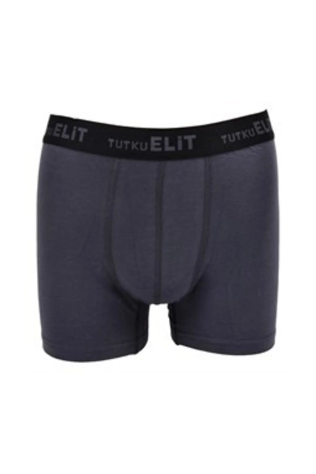 Elt1252 / Elit Modal Elastan Spor Boxer (3 Adet) | Füme