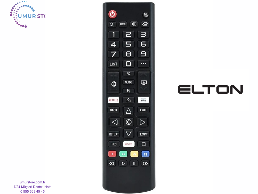 Elton EL43DAL540 Uyumlu Webos Televizyon Kumandası-Mikrofonsuz Elton EL43DAL540 Uyumlu Webos Televizyon Kumandası-Mikrofonsuz