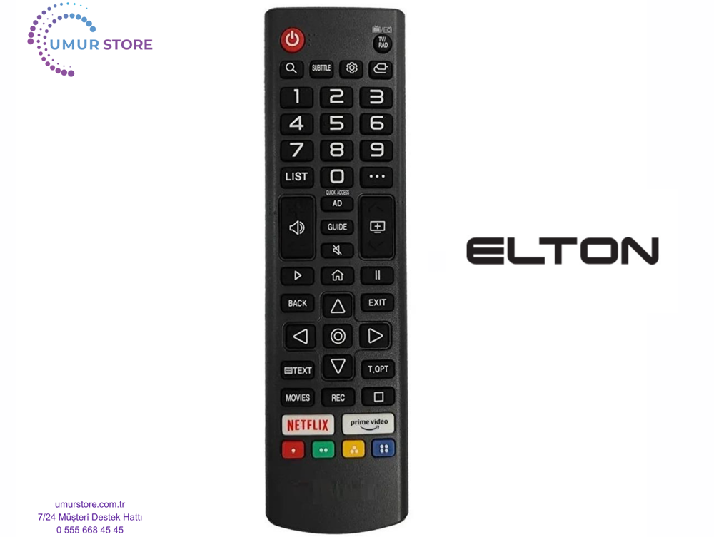 Elton Webos Televizyon Uyumlu Kumanda-Mikrofonsuz Elton Webos Televizyon Uyumlu Kumanda-Mikrofonsuz