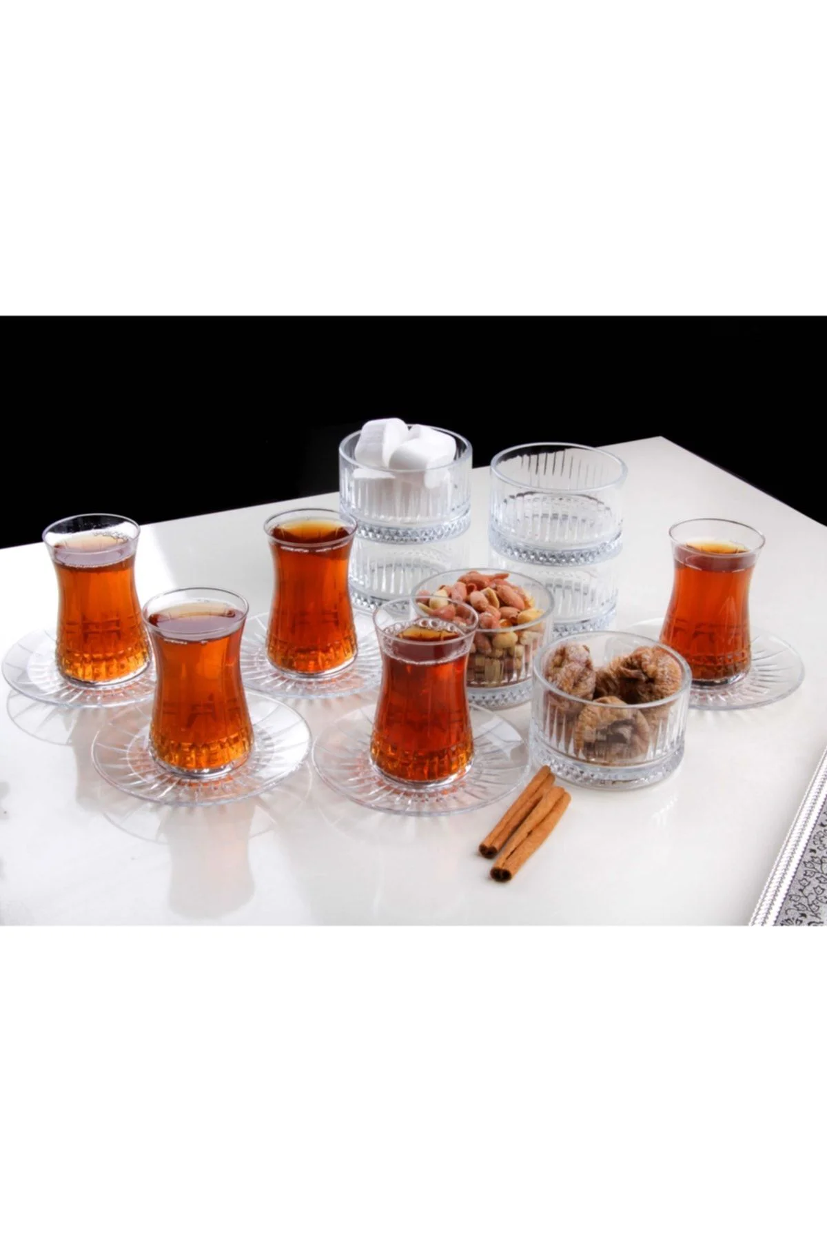 Elysia Çay Takımı Ve Çerezlik Tatlı Sunum Seti 6 Kişilik Elysia Çay Takımı Ve Çerezlik Tatlı Sunum Seti 6 Kişilik