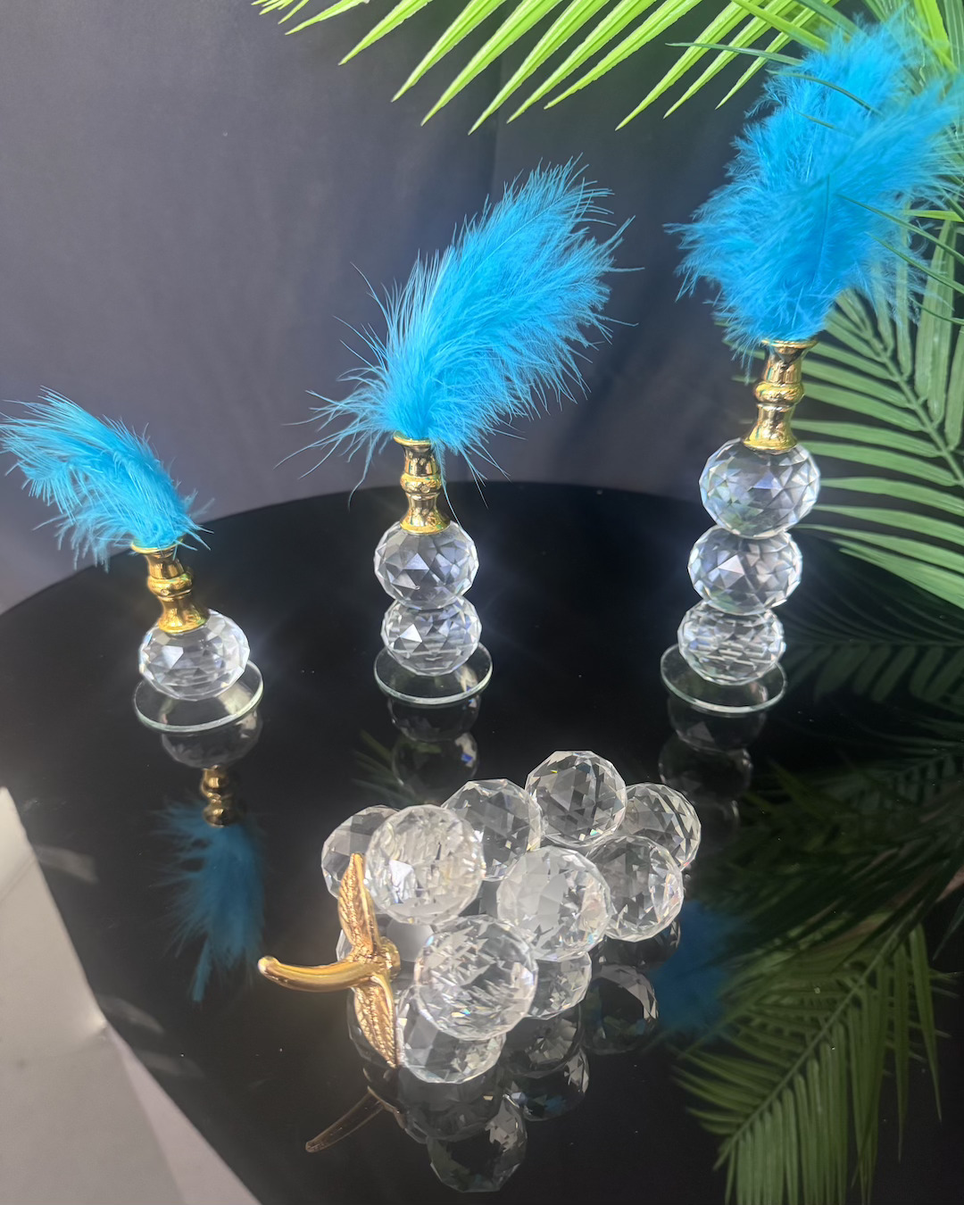 Elysia Dekoratif Gold Tüylük ve Üzüm Elysia Dekoratif Gold Tüylük ve Üzüm