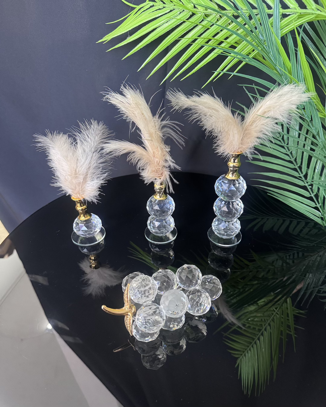 Elysia Dekoratif Gold Tüylük ve Üzüm Elysia Dekoratif Gold Tüylük ve Üzüm