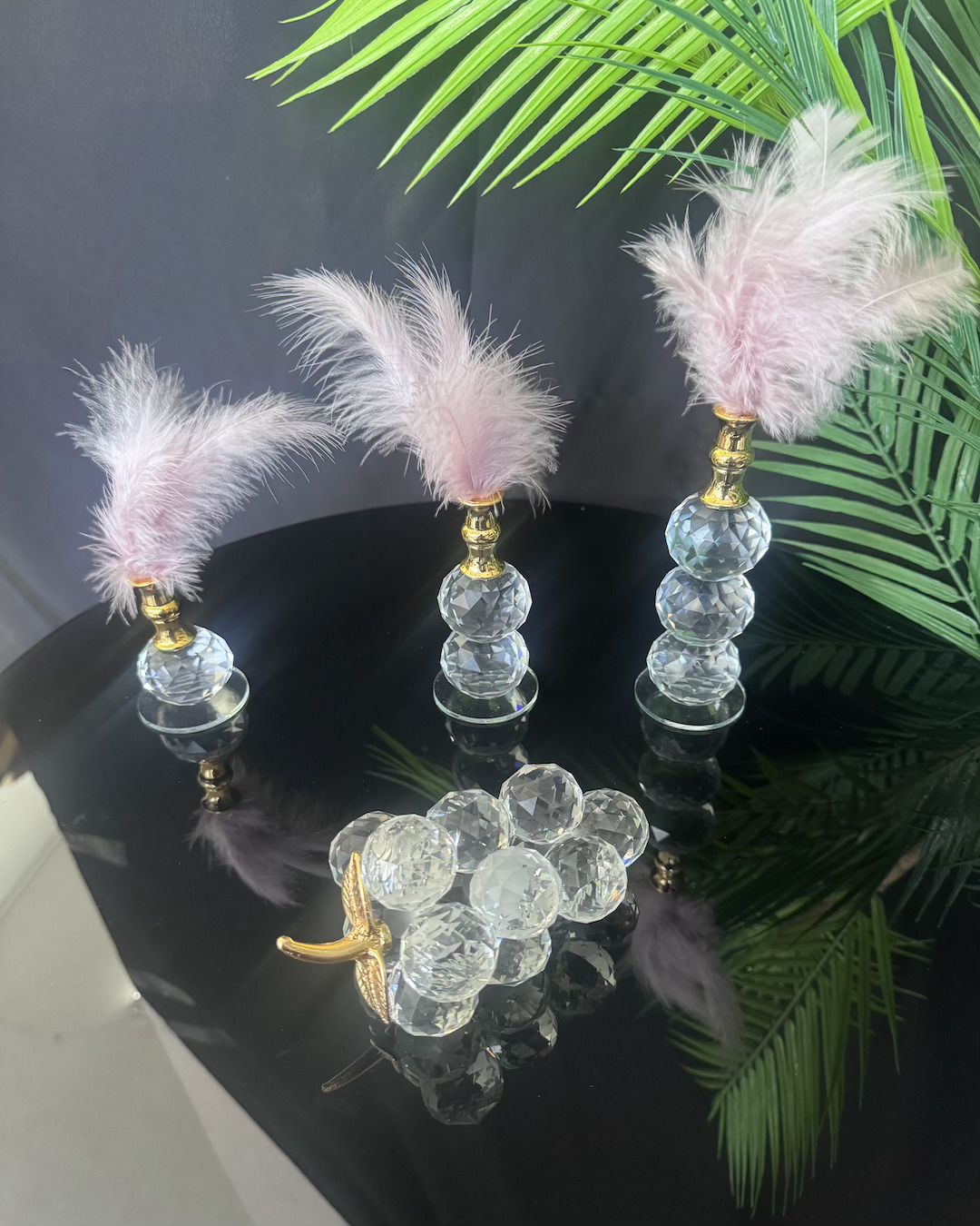 Elysia Dekoratif Gold Tüylük ve Üzüm Elysia Dekoratif Gold Tüylük ve Üzüm