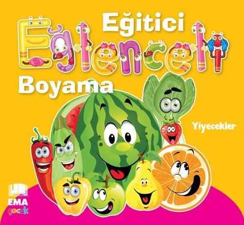 Ema Eğitici Eğl.Boyama-Yiyecekler