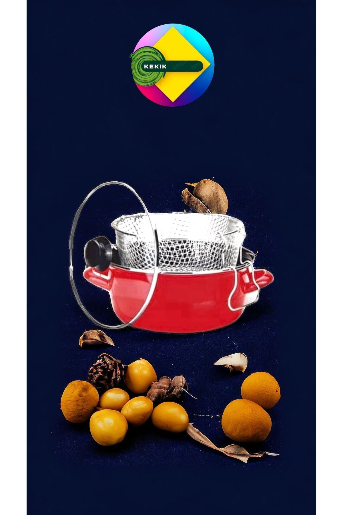 Kekikdükkan Emaye Kızartma & Fritöz Tncere