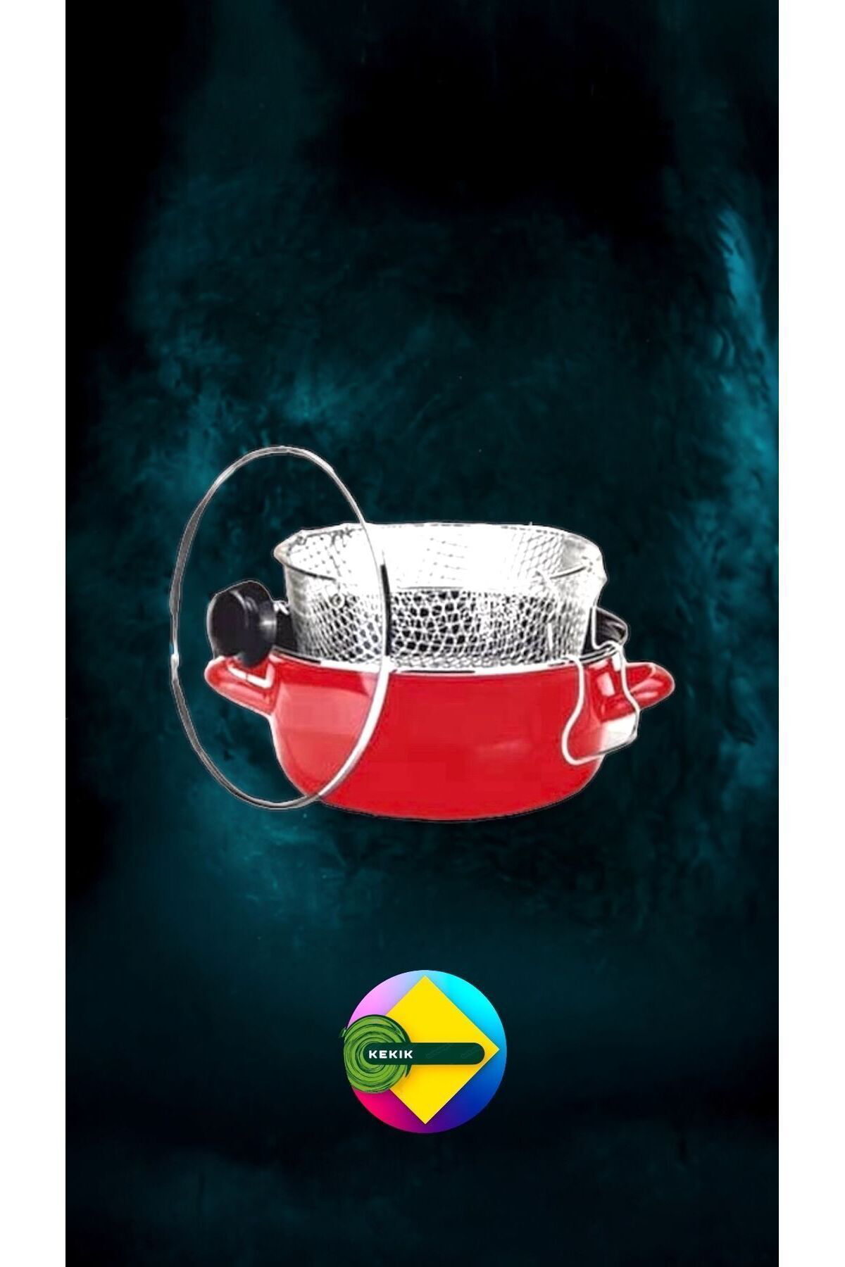 Kekikdükkan Emaye Kızartma & Fritöz Tncere